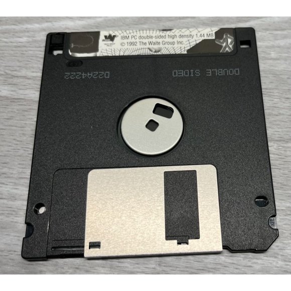 Virtual Reality Playhouse Disk Floppy Disk The Waite Group IBM PC 1992 Vintage - Picture 3 of 3